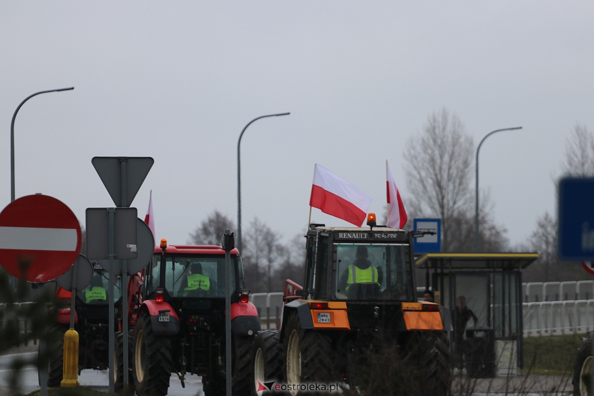 Protest rolników w Ostrołęce [21.02.2024] - zdjęcie #16 - eOstroleka.pl