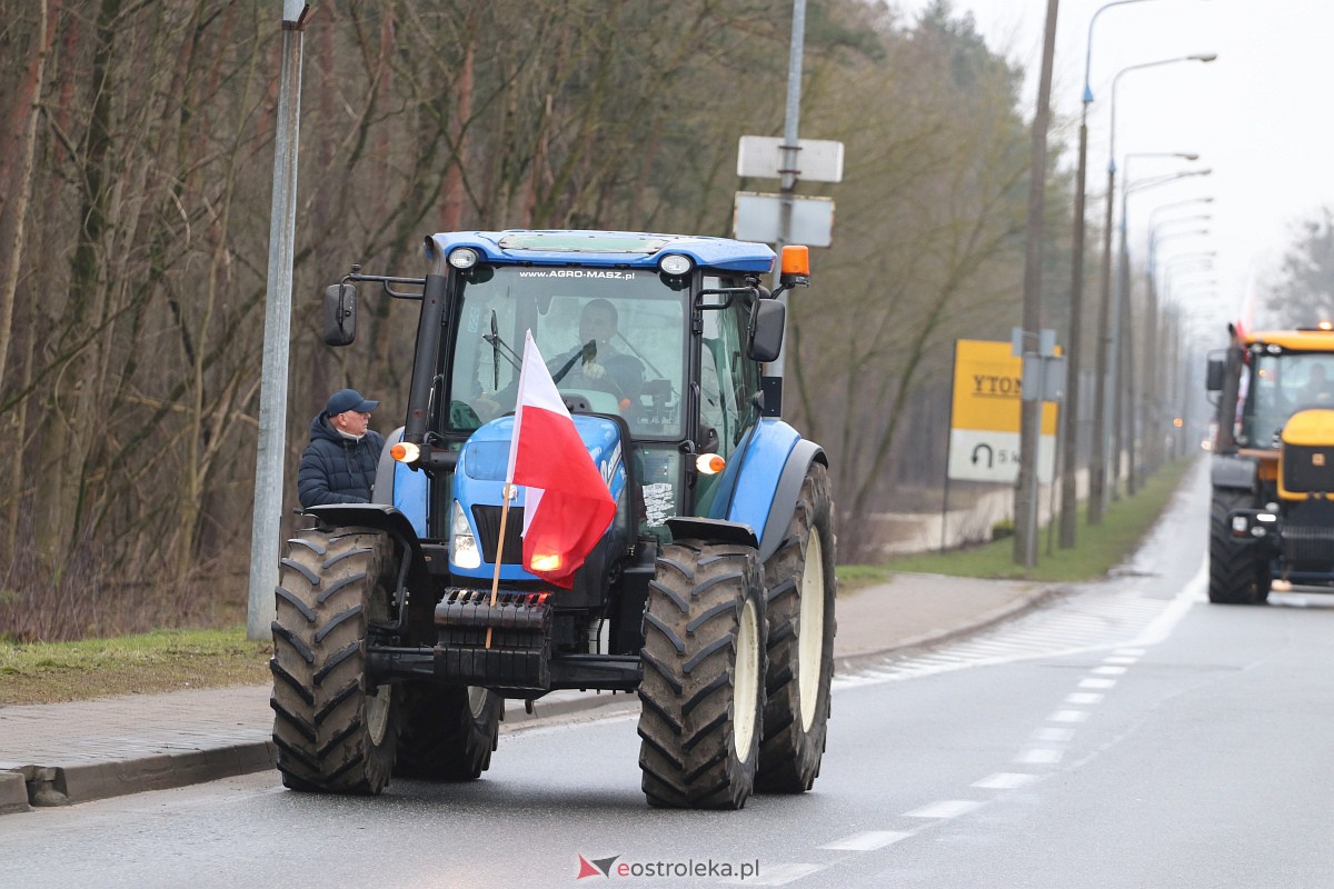 Protest rolników w Ostrołęce [21.02.2024] - zdjęcie #15 - eOstroleka.pl
