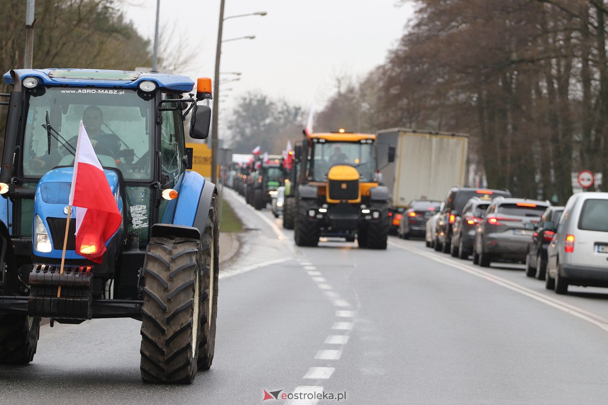 Protest rolników w Ostrołęce [21.02.2024] - zdjęcie #104 - eOstroleka.pl
