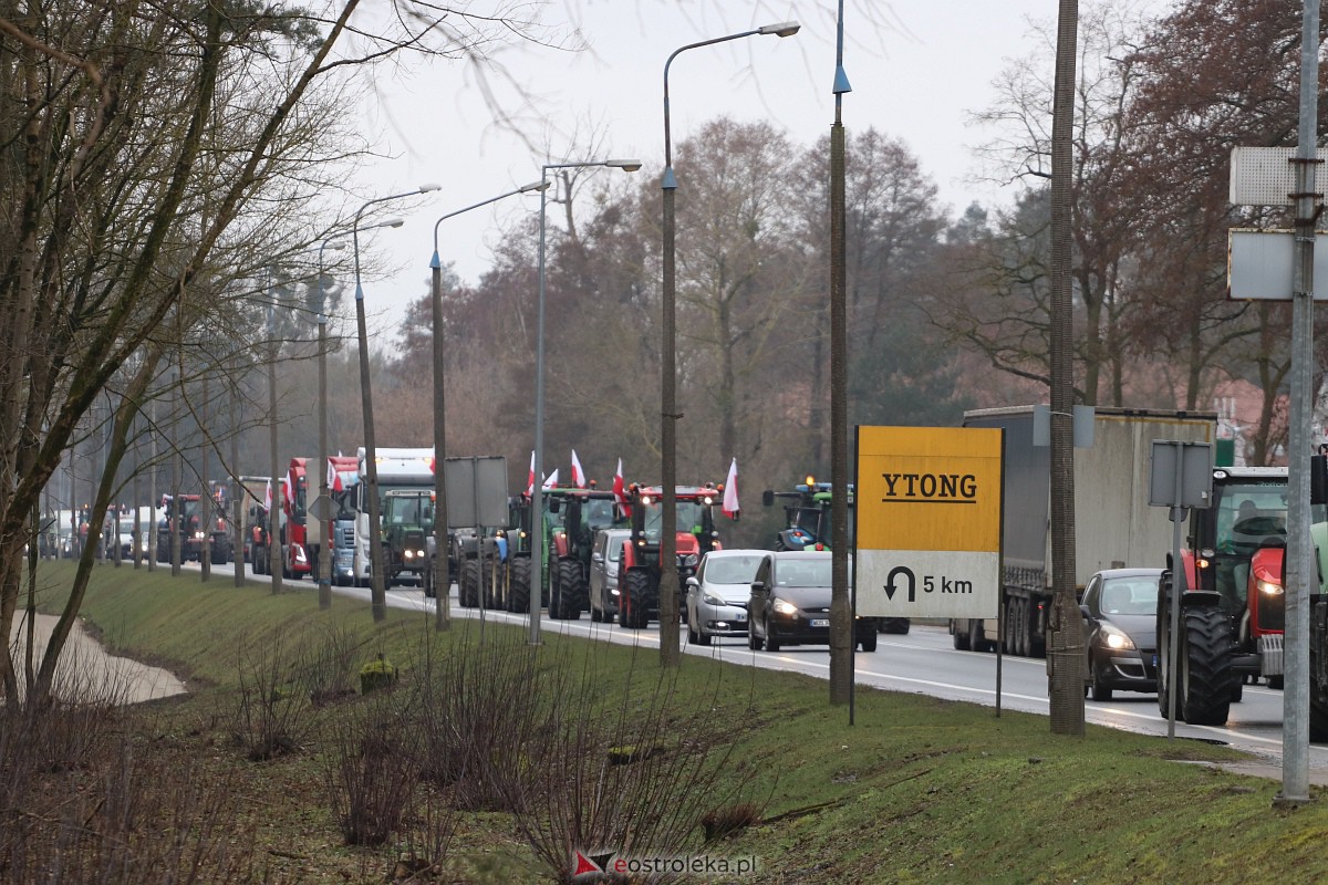 Protest rolników w Ostrołęce [21.02.2024] - zdjęcie #91 - eOstroleka.pl