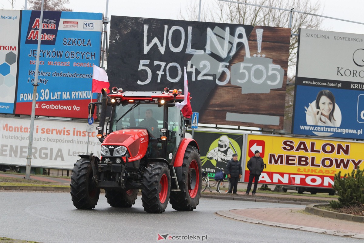 Protest rolników w Ostrołęce [21.02.2024] - zdjęcie #79 - eOstroleka.pl