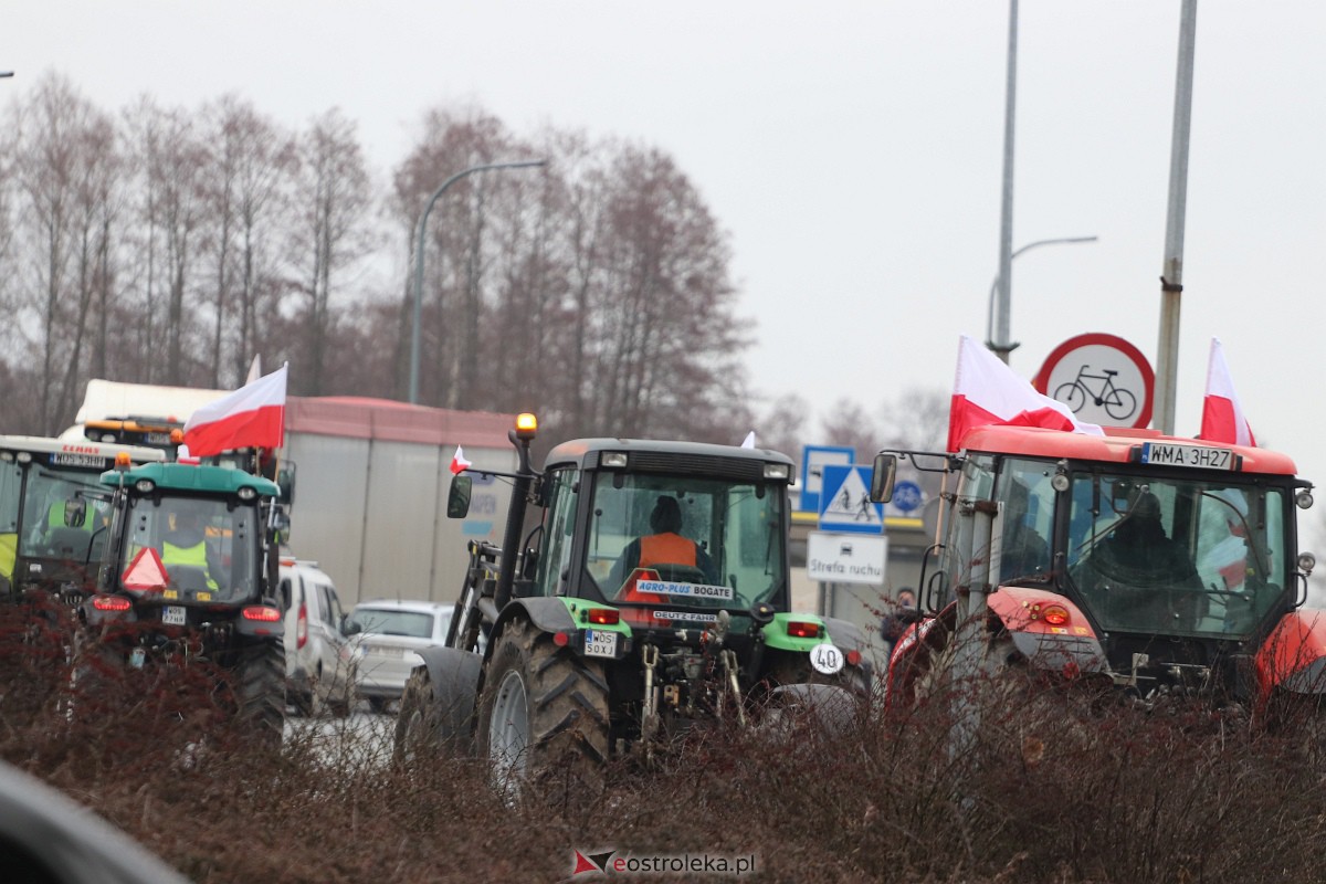 Protest rolników w Ostrołęce [21.02.2024] - zdjęcie #77 - eOstroleka.pl