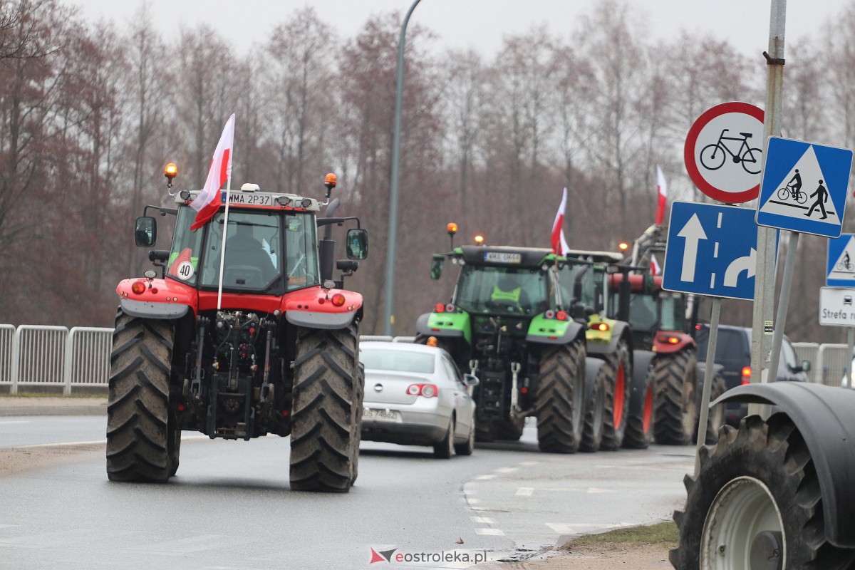 Protest rolników w Ostrołęce [21.02.2024] - zdjęcie #47 - eOstroleka.pl