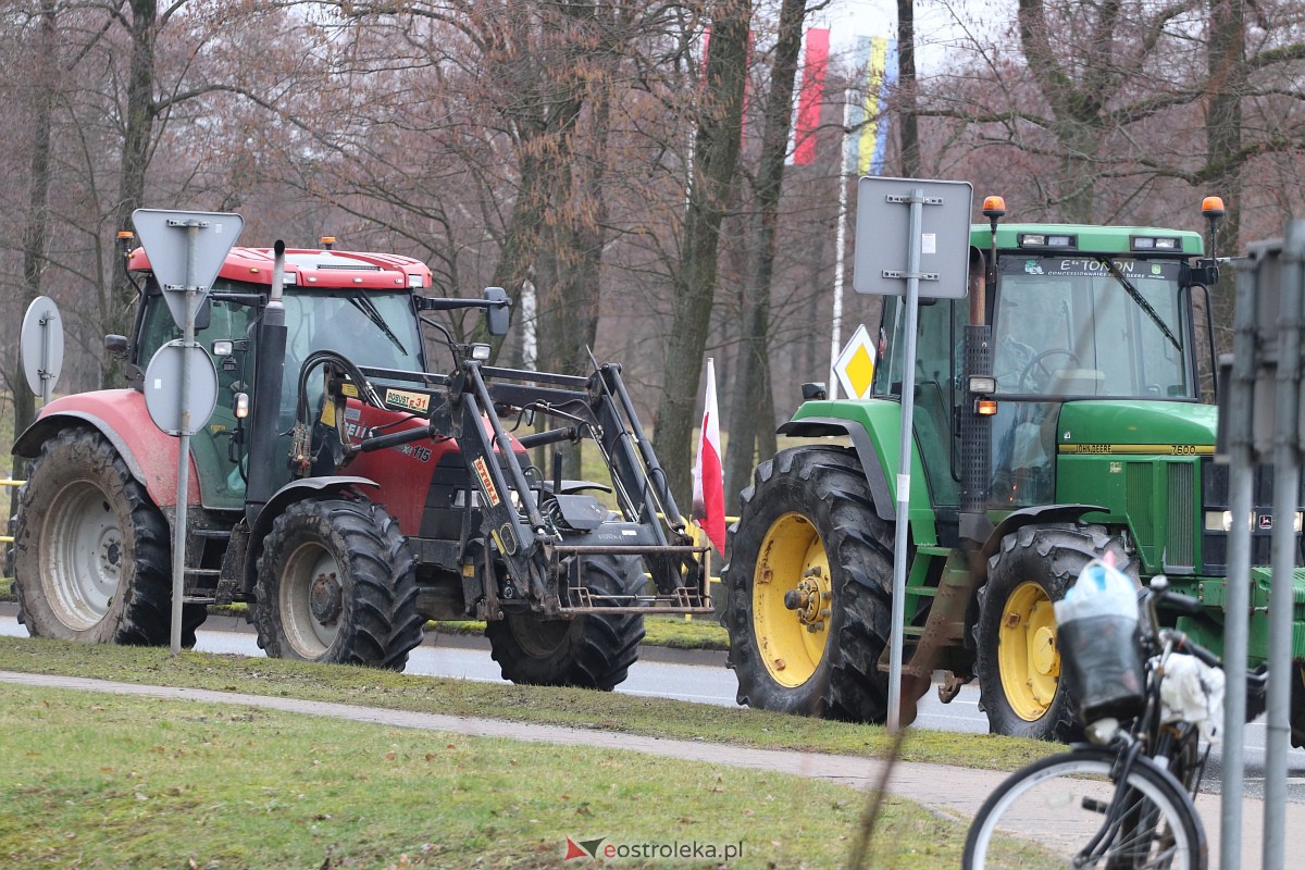 Protest rolników w Ostrołęce [21.02.2024] - zdjęcie #35 - eOstroleka.pl