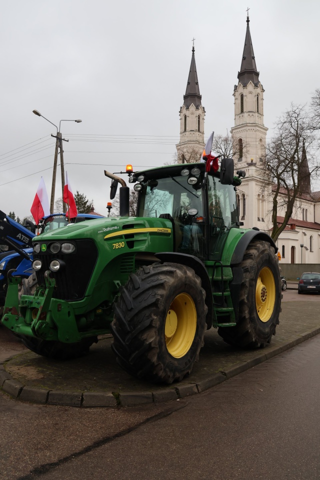 Protest rolników w Ostrołęce [21.02.2024] - zdjęcie #11 - eOstroleka.pl