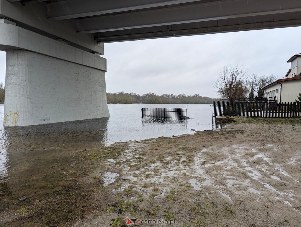 Rzeka Narew w Ostrołęce [21.02.2024] - zdjęcie #12 - eOstroleka.pl