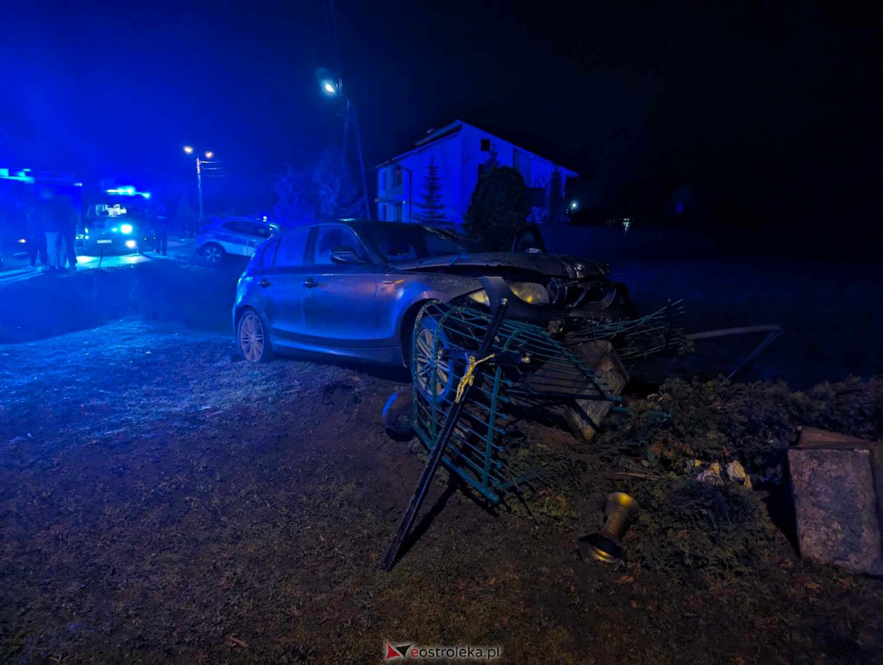 Wypadek na trasie Zamość Troszyn [23.02.2024] - zdjęcie #14 - eOstroleka.pl