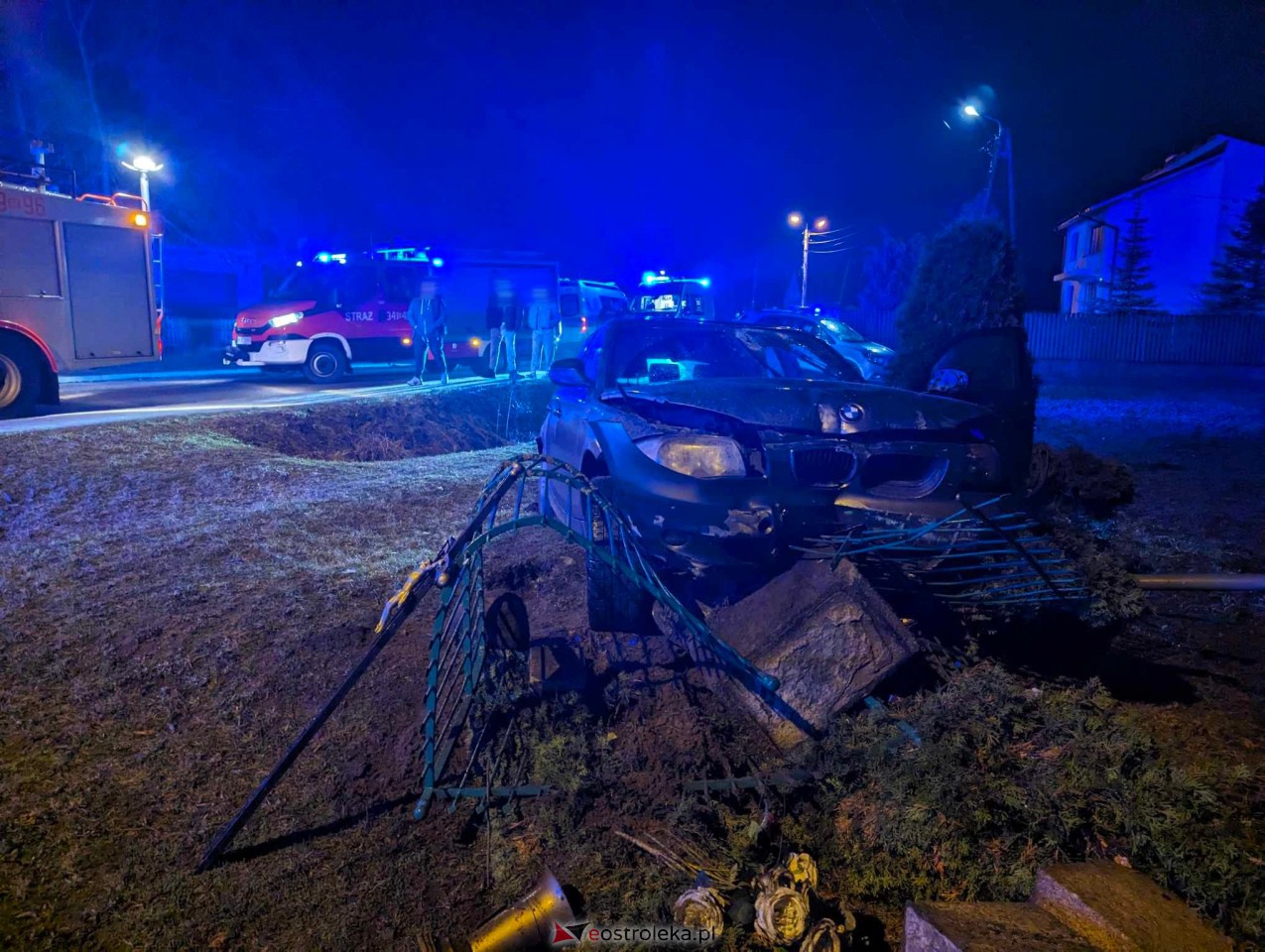 Wypadek na trasie Zamość Troszyn [23.02.2024] - zdjęcie #5 - eOstroleka.pl
