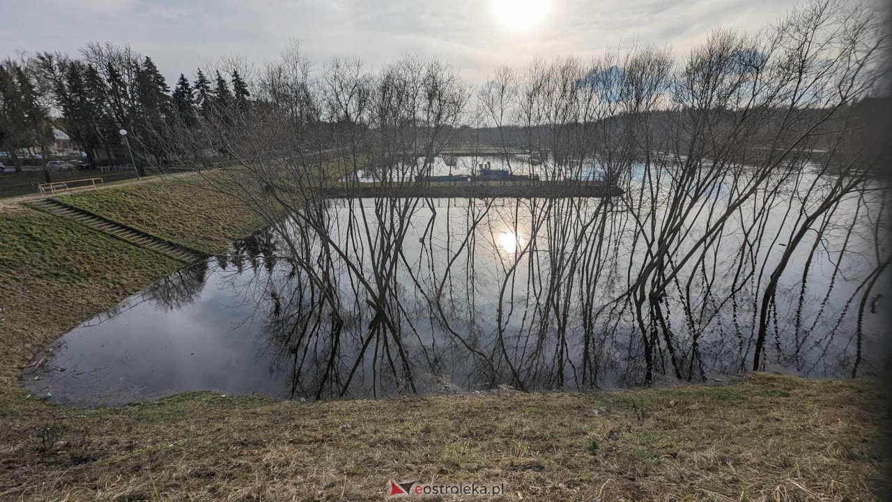 Wysoki stan rzeki Narew [25.02.2024] - zdjęcie #57 - eOstroleka.pl