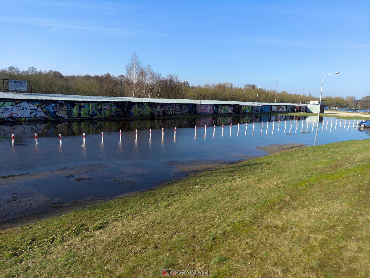 Wysoki stan rzeki Narew [25.02.2024] - zdjęcie #36 - eOstroleka.pl