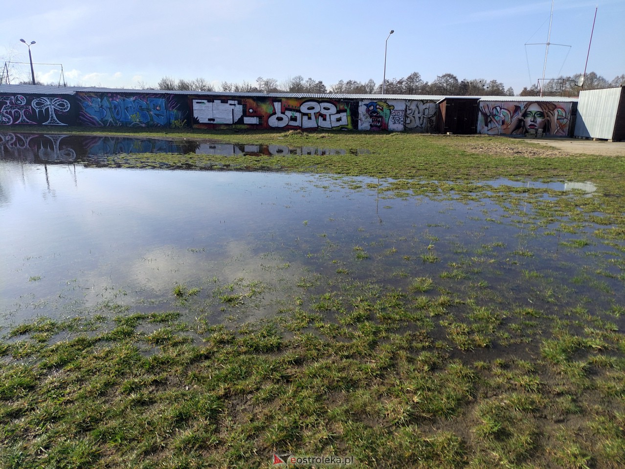 Wysoki stan rzeki Narew [25.02.2024] - zdjęcie #32 - eOstroleka.pl