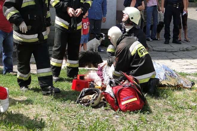 Pożar na Sienkiewicza (13.06.2011) - zdjęcie #3 - eOstroleka.pl