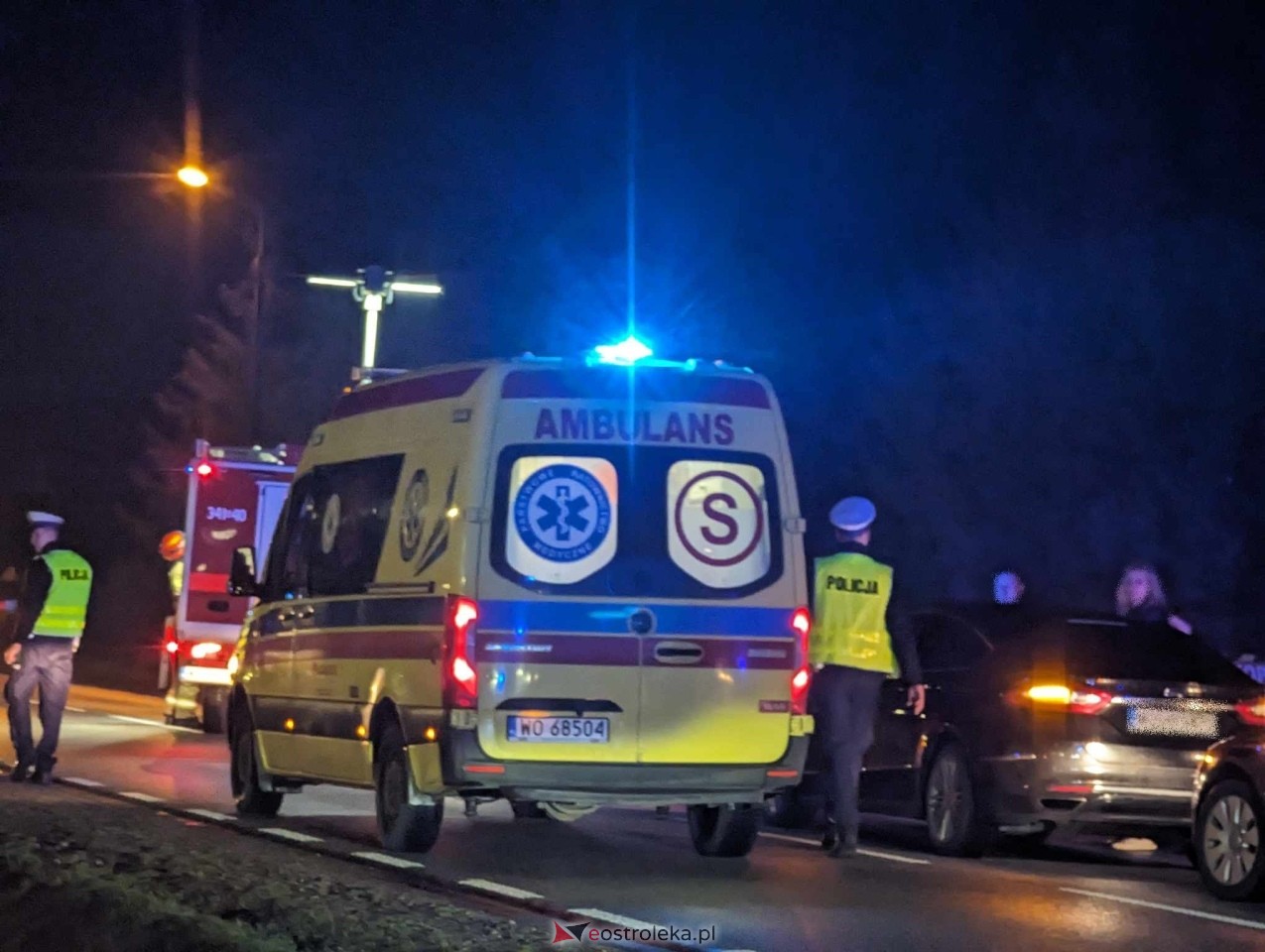 Śmiertelny wypadek w Antoniach na DK-53 [28.02.2024] - zdjęcie #8 - eOstroleka.pl