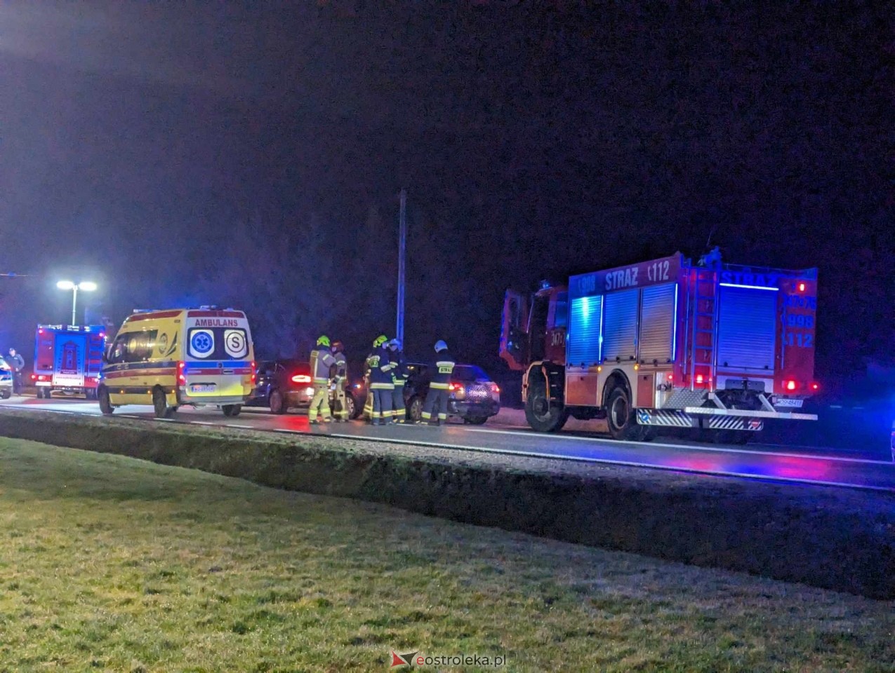 Śmiertelny wypadek w Antoniach na DK-53 [28.02.2024] - zdjęcie #14 - eOstroleka.pl