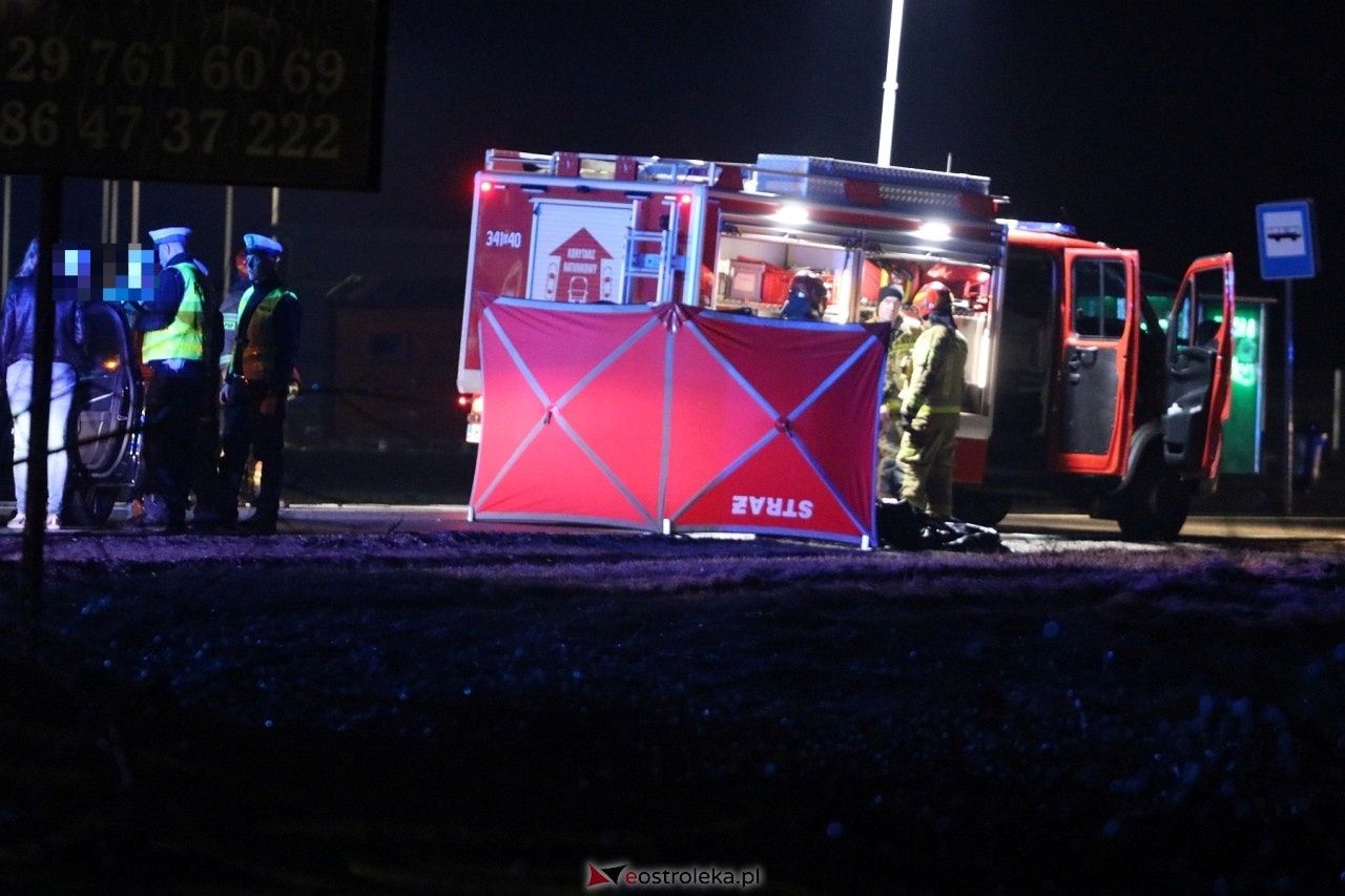 Śmiertelny wypadek w Antoniach na DK-53 [28.02.2024] - zdjęcie #2 - eOstroleka.pl
