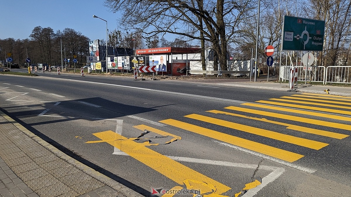 Przebudowa ronda Siemowita w Ostrołęce: Kierowcy muszą uzbroić się w cierpliwość [07.03.2024] - zdjęcie #5 - eOstroleka.pl