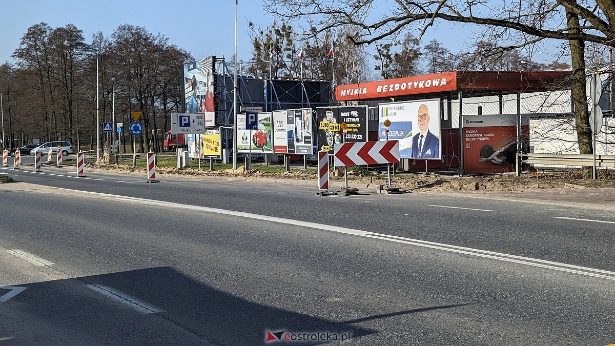Przebudowa ronda Siemowita w Ostrołęce: Kierowcy muszą uzbroić się w cierpliwość [07.03.2024] - zdjęcie #18 - eOstroleka.pl