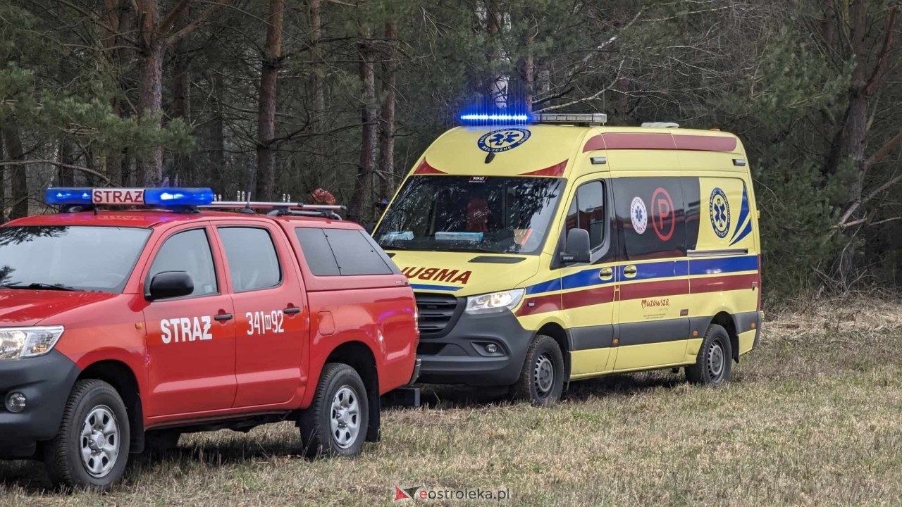 Wypadek w Laskowcu [14.03.2024] - zdjęcie #1 - eOstroleka.pl
