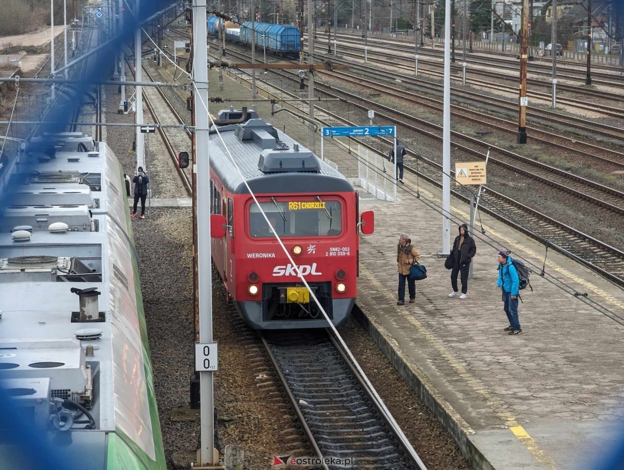 Dworzec kolejowy: pierwszy pociąg z Białegostoku [18.03.2024] - zdjęcie #8 - eOstroleka.pl