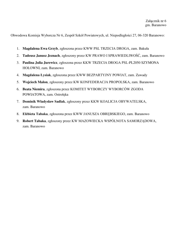 Obwodowe Komisje Wyborcze. Wybory samorządowe 2024 [18.03.2024] - zdjęcie #236 - eOstroleka.pl