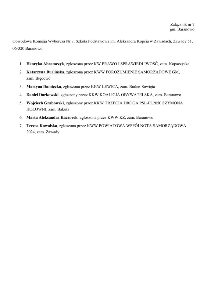 Obwodowe Komisje Wyborcze. Wybory samorządowe 2024 [18.03.2024] - zdjęcie #235 - eOstroleka.pl