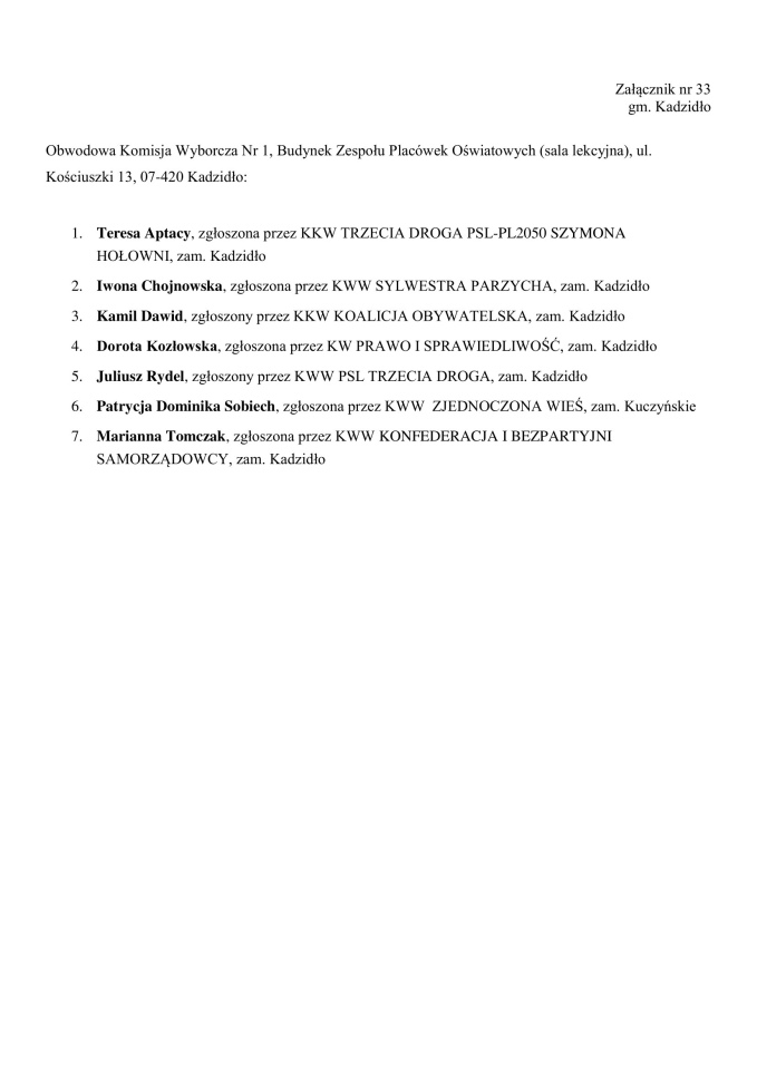 Obwodowe Komisje Wyborcze. Wybory samorządowe 2024 [18.03.2024] - zdjęcie #209 - eOstroleka.pl