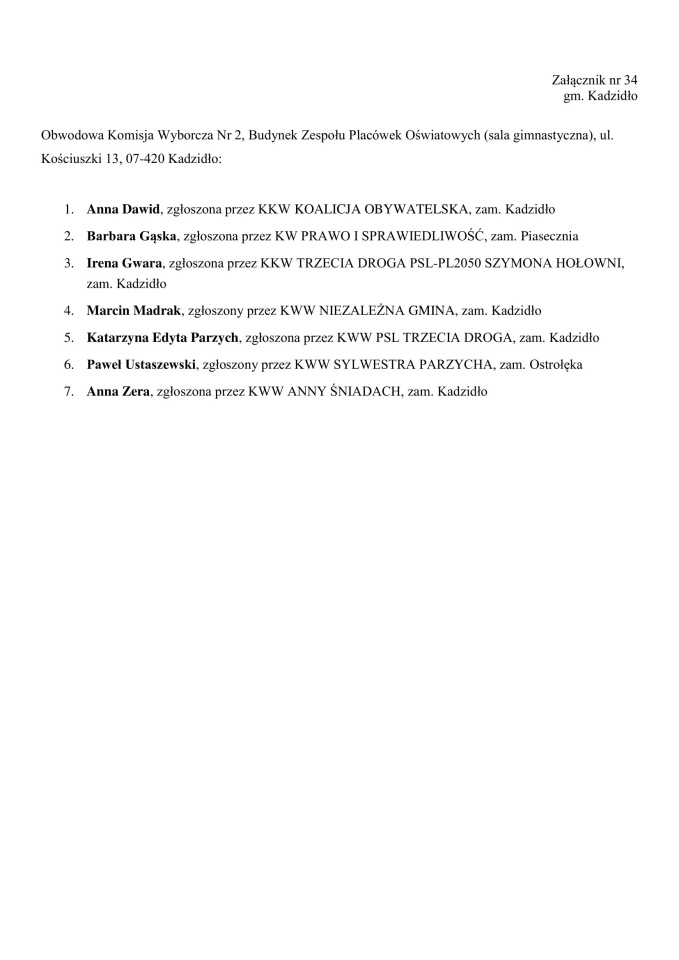 Obwodowe Komisje Wyborcze. Wybory samorządowe 2024 [18.03.2024] - zdjęcie #208 - eOstroleka.pl
