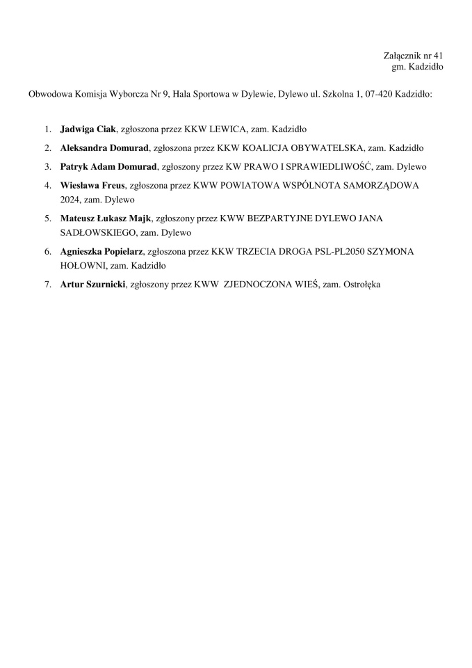 Obwodowe Komisje Wyborcze. Wybory samorządowe 2024 [18.03.2024] - zdjęcie #201 - eOstroleka.pl