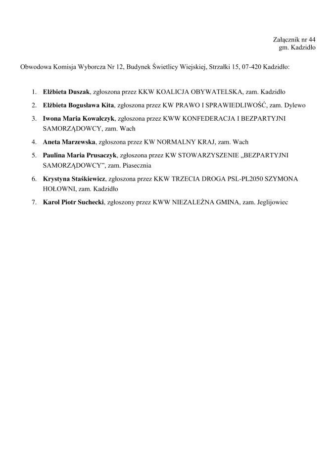 Obwodowe Komisje Wyborcze. Wybory samorządowe 2024 [18.03.2024] - zdjęcie #198 - eOstroleka.pl