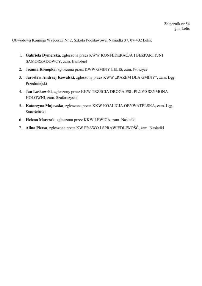 Obwodowe Komisje Wyborcze. Wybory samorządowe 2024 [18.03.2024] - zdjęcie #188 - eOstroleka.pl