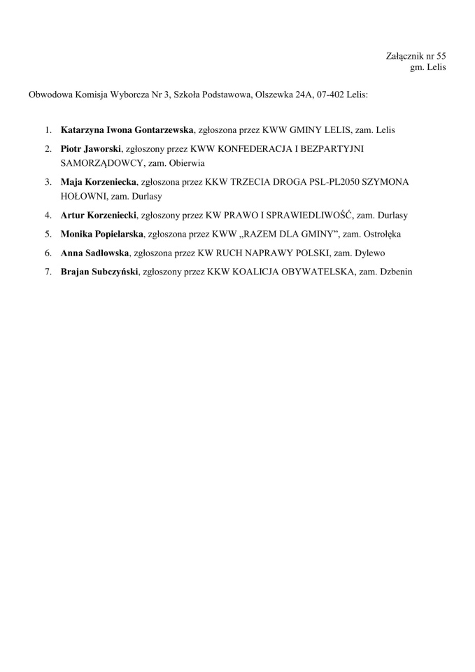 Obwodowe Komisje Wyborcze. Wybory samorządowe 2024 [18.03.2024] - zdjęcie #187 - eOstroleka.pl