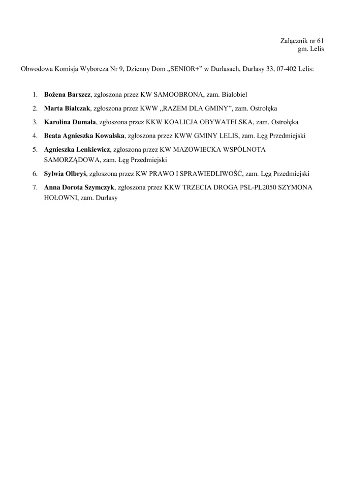 Obwodowe Komisje Wyborcze. Wybory samorządowe 2024 [18.03.2024] - zdjęcie #180 - eOstroleka.pl