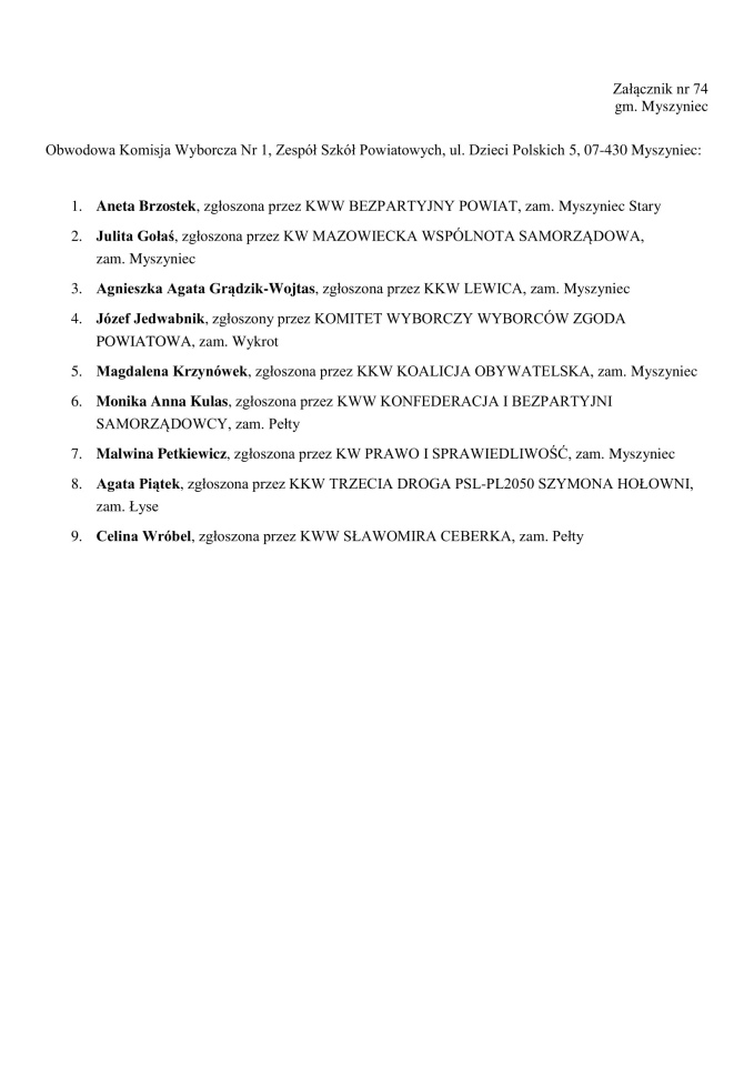 Obwodowe Komisje Wyborcze. Wybory samorządowe 2024 [18.03.2024] - zdjęcie #168 - eOstroleka.pl