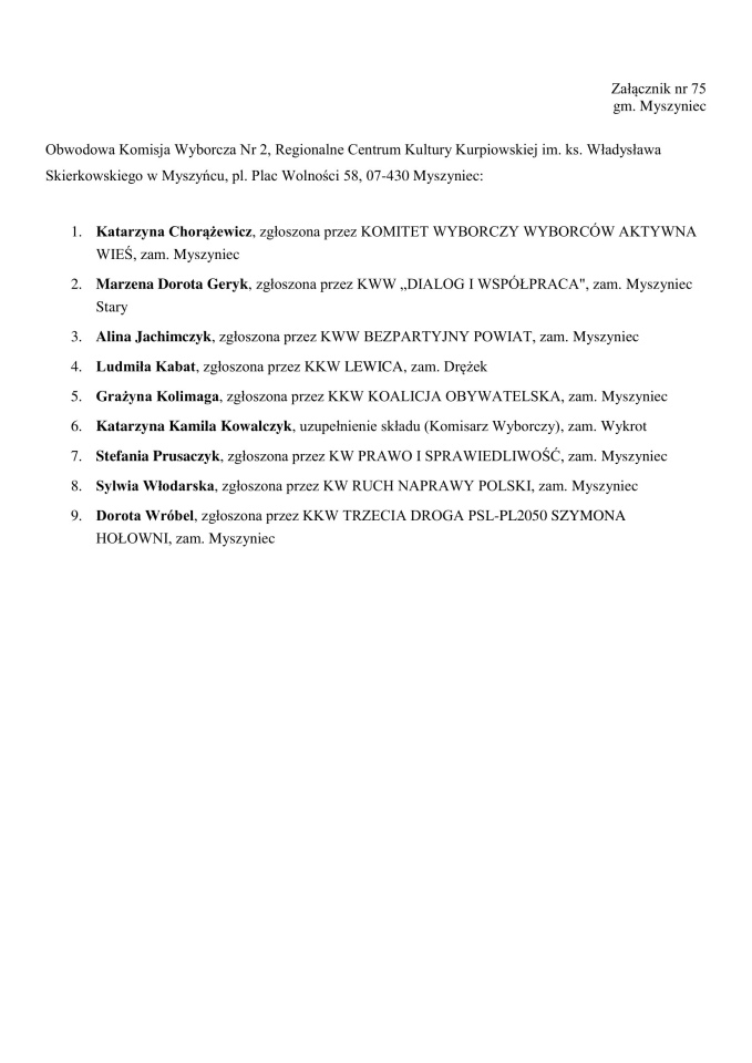 Obwodowe Komisje Wyborcze. Wybory samorządowe 2024 [18.03.2024] - zdjęcie #167 - eOstroleka.pl