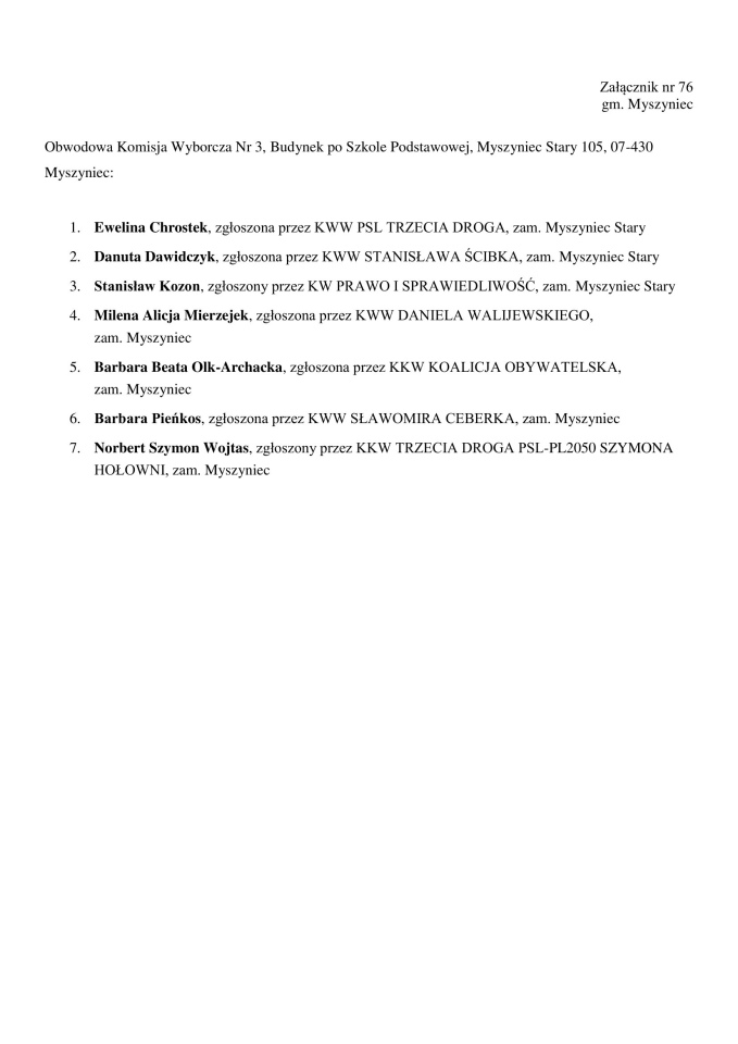 Obwodowe Komisje Wyborcze. Wybory samorządowe 2024 [18.03.2024] - zdjęcie #166 - eOstroleka.pl