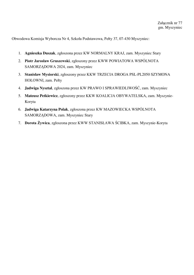 Obwodowe Komisje Wyborcze. Wybory samorządowe 2024 [18.03.2024] - zdjęcie #165 - eOstroleka.pl