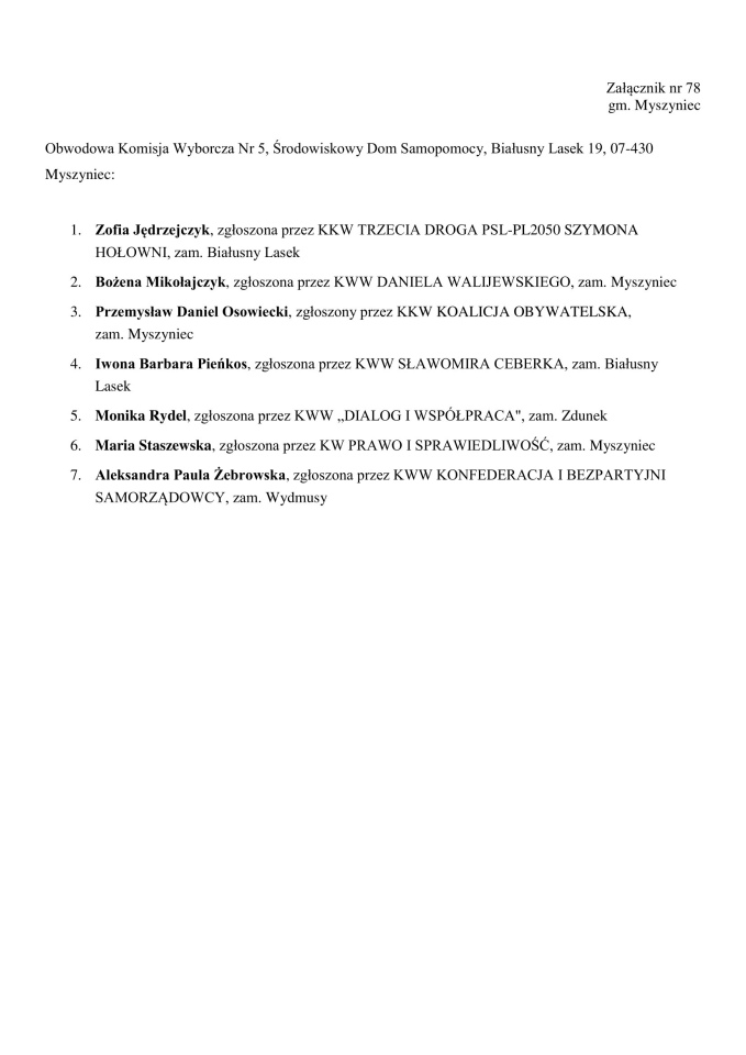 Obwodowe Komisje Wyborcze. Wybory samorządowe 2024 [18.03.2024] - zdjęcie #164 - eOstroleka.pl
