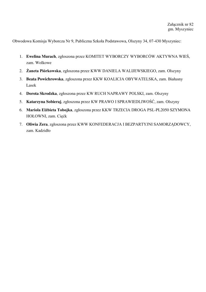 Obwodowe Komisje Wyborcze. Wybory samorządowe 2024 [18.03.2024] - zdjęcie #160 - eOstroleka.pl