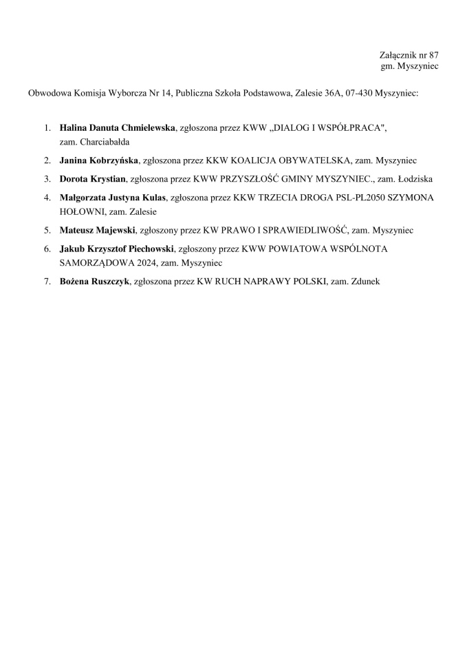 Obwodowe Komisje Wyborcze. Wybory samorządowe 2024 [18.03.2024] - zdjęcie #155 - eOstroleka.pl