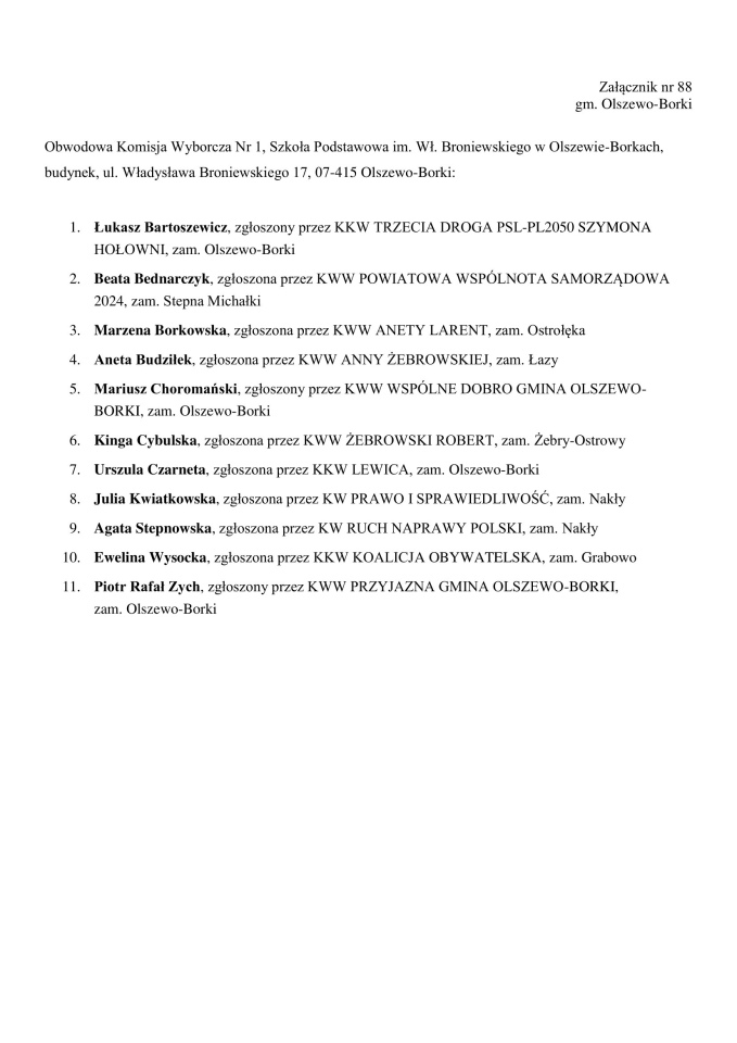Obwodowe Komisje Wyborcze. Wybory samorządowe 2024 [18.03.2024] - zdjęcie #154 - eOstroleka.pl