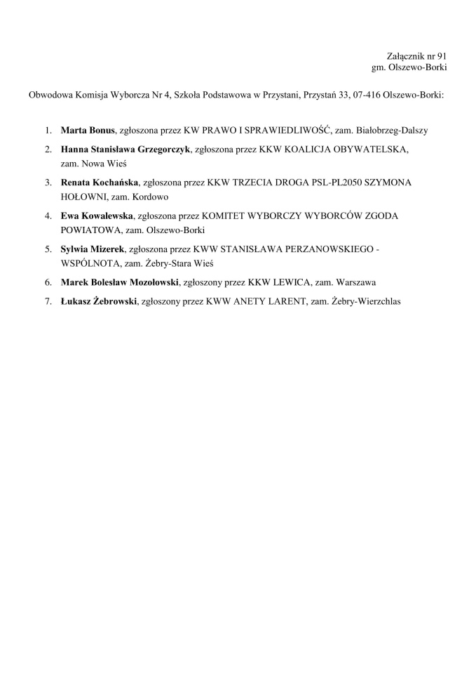 Obwodowe Komisje Wyborcze. Wybory samorządowe 2024 [18.03.2024] - zdjęcie #151 - eOstroleka.pl