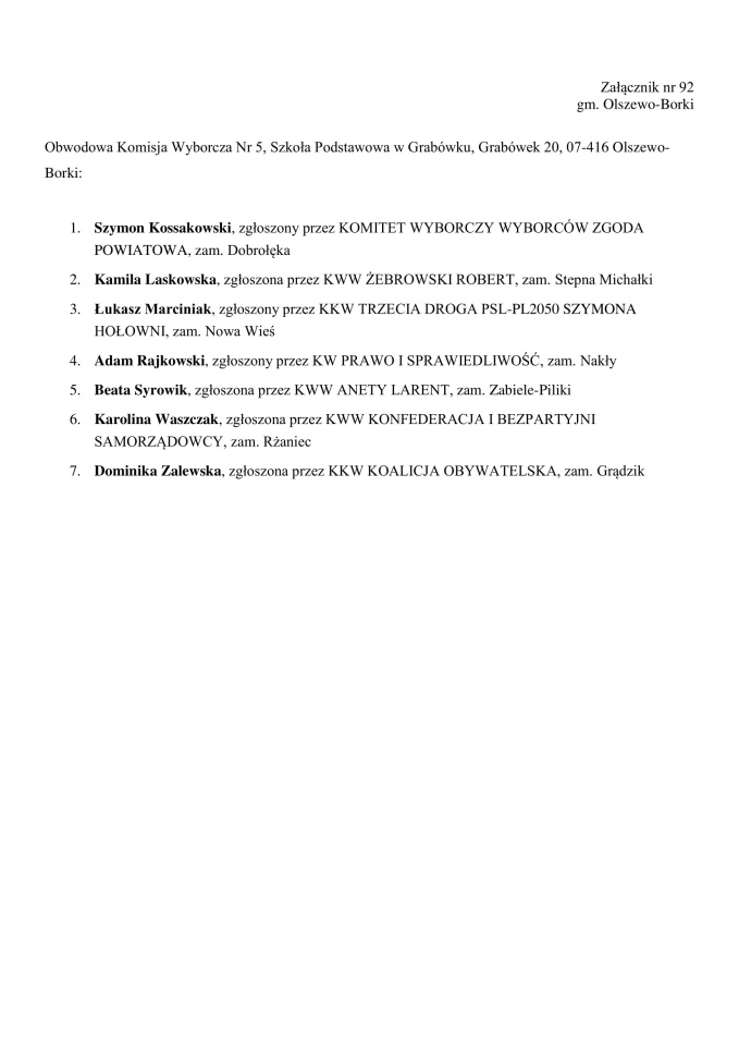 Obwodowe Komisje Wyborcze. Wybory samorządowe 2024 [18.03.2024] - zdjęcie #150 - eOstroleka.pl