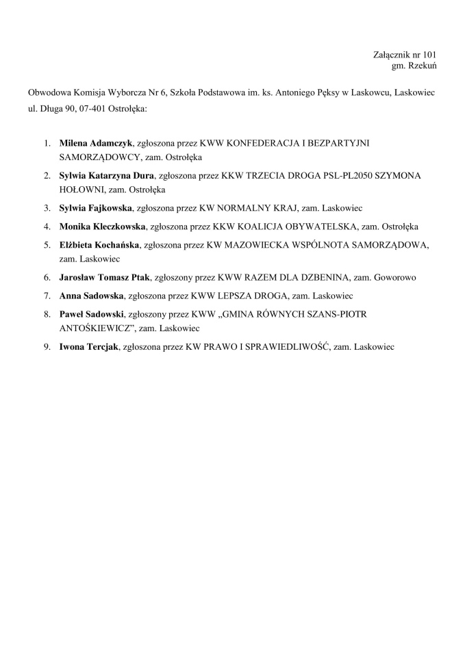Obwodowe Komisje Wyborcze. Wybory samorządowe 2024 [18.03.2024] - zdjęcie #141 - eOstroleka.pl