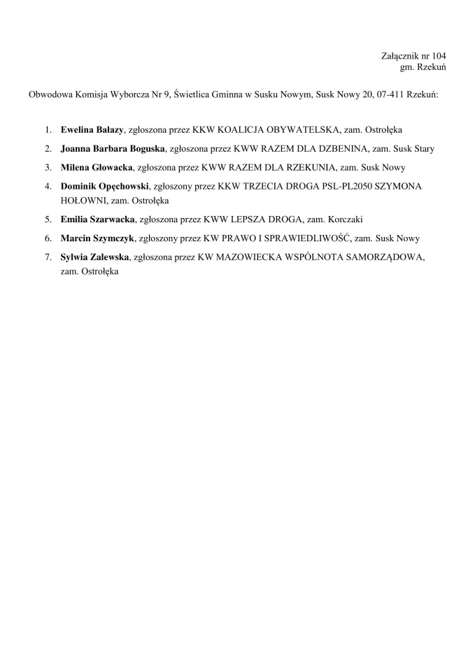 Obwodowe Komisje Wyborcze. Wybory samorządowe 2024 [18.03.2024] - zdjęcie #138 - eOstroleka.pl