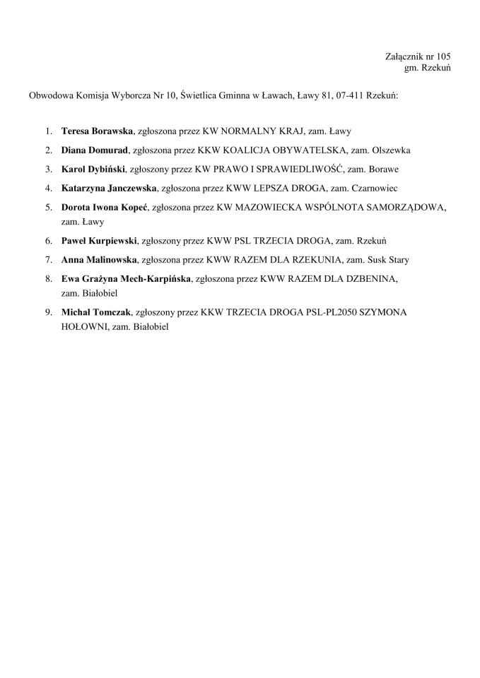 Obwodowe Komisje Wyborcze. Wybory samorządowe 2024 [18.03.2024] - zdjęcie #137 - eOstroleka.pl