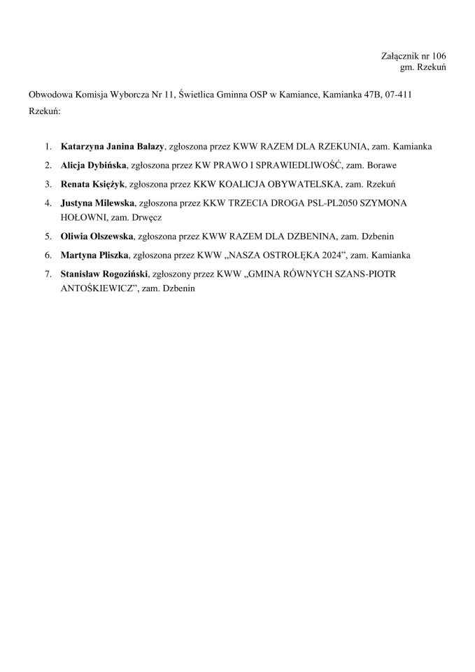 Obwodowe Komisje Wyborcze. Wybory samorządowe 2024 [18.03.2024] - zdjęcie #136 - eOstroleka.pl