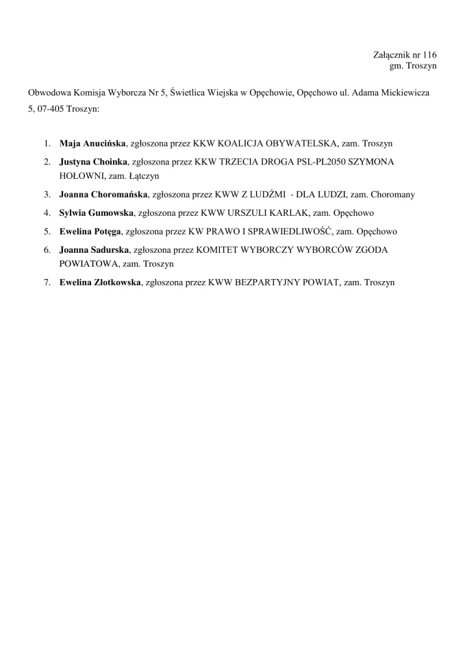 Obwodowe Komisje Wyborcze. Wybory samorządowe 2024 [18.03.2024] - zdjęcie #117 - eOstroleka.pl