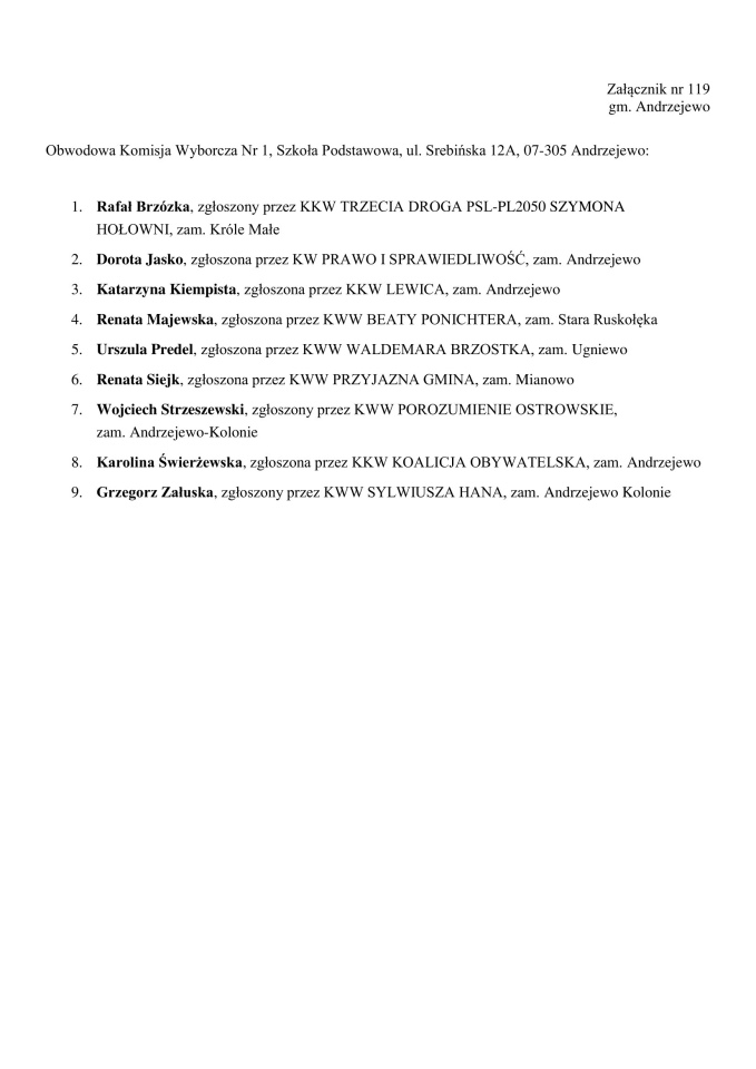 Obwodowe Komisje Wyborcze. Wybory samorządowe 2024 [18.03.2024] - zdjęcie #111 - eOstroleka.pl