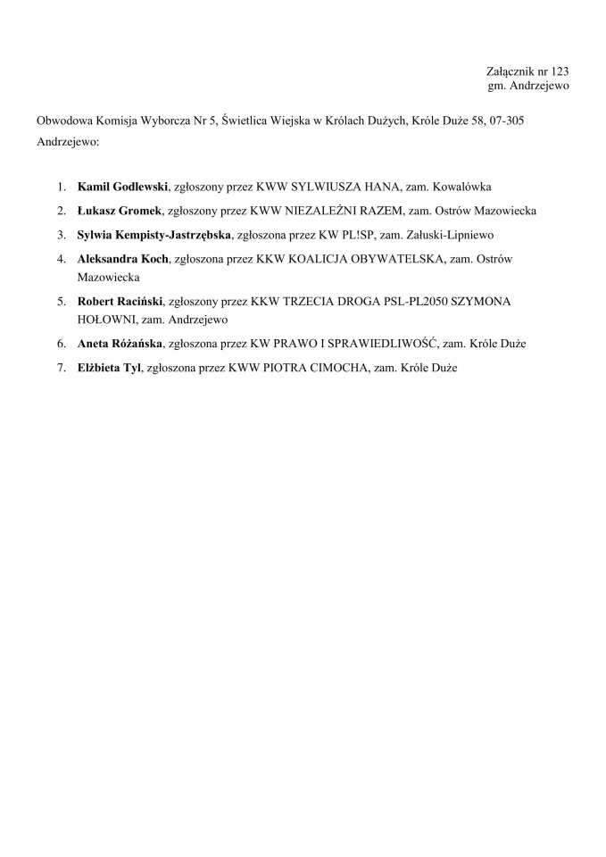Obwodowe Komisje Wyborcze. Wybory samorządowe 2024 [18.03.2024] - zdjęcie #103 - eOstroleka.pl