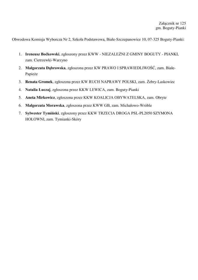 Obwodowe Komisje Wyborcze. Wybory samorządowe 2024 [18.03.2024] - zdjęcie #99 - eOstroleka.pl